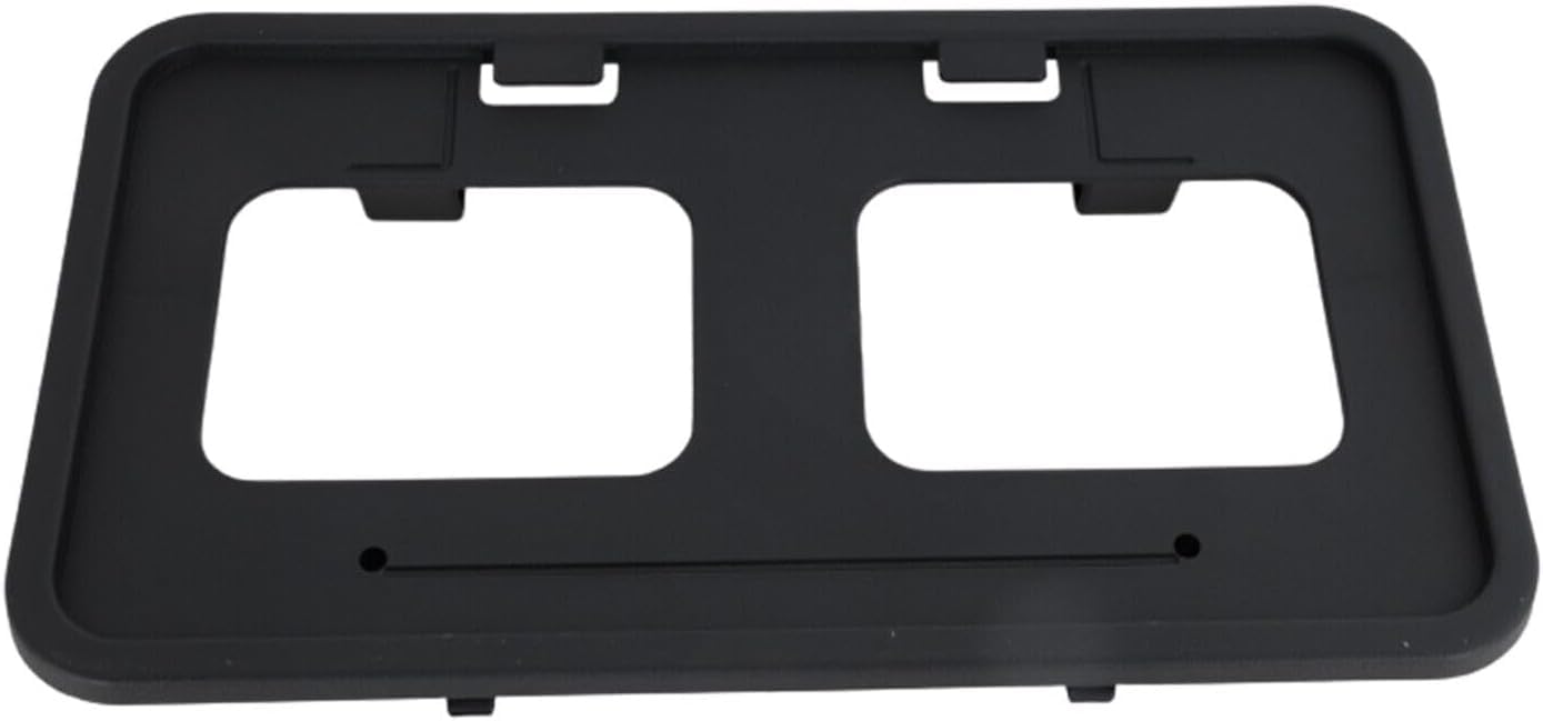 DAT AUTO PARTS Front Bumper Cover License Plate Frame Tag Mounting Bracket Holder for 2011-2016 Ford F450 F550 Superduty Models Black Textured Plas...