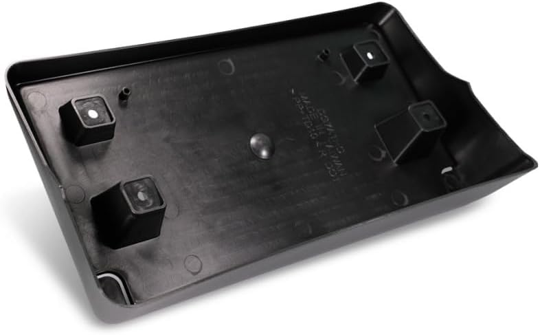 DAT AUTO PARTS Front Bumper License Plate Frame Tag Mounting Bracket Holder Replacement for 2021-2025 Dodge Durango Black Textured Plastic CH106816...
