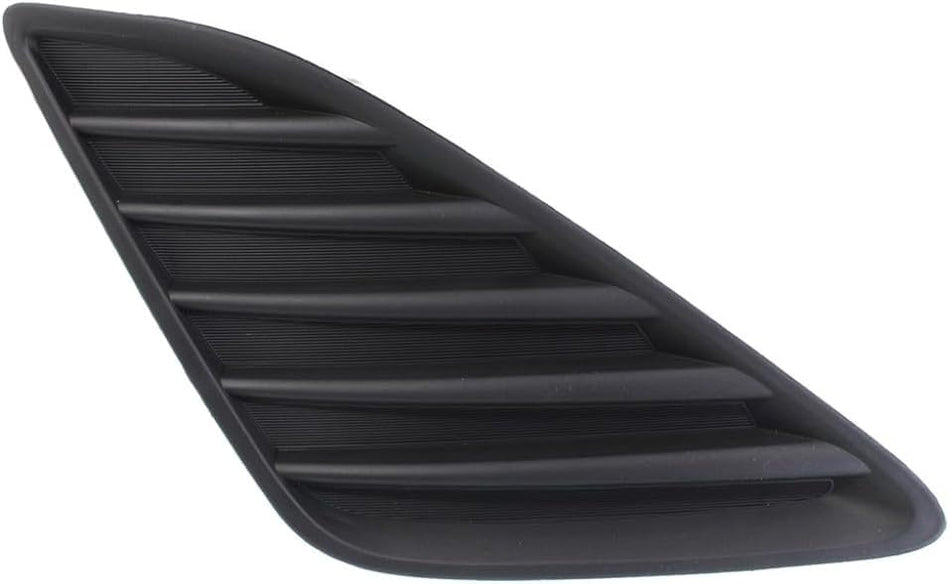DAT AUTO PARTS Front Right Passenger Side Bumper Fog Light Lamp Hole Cover Trim Replacement For 2012-2014 Toyota Camry Except SE Models Black Textu...
