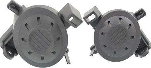 DAT AUTO PARTS FOG LAMP COVER SET OF TWO REPLACEMENT FOR 07-09 NISSAN ALTIMA FOR SEDAN MODELS BLACK LEFT DRIVER AND RIGHT PASSENGER SIDE PAIR NI103...