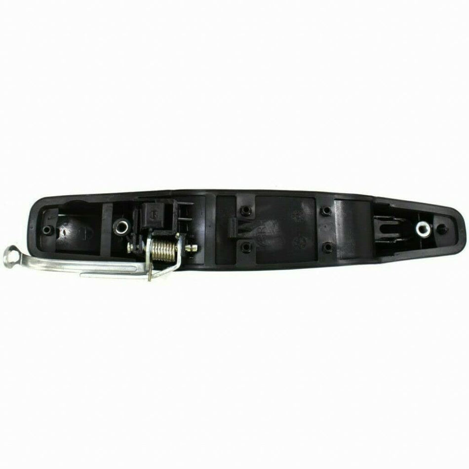 Rear Passenger Side Exterior Door Handle Fits 2007-2014 Chevy Silverado Tahoe GMC Sierra Yukon Black Smooth GM1521127