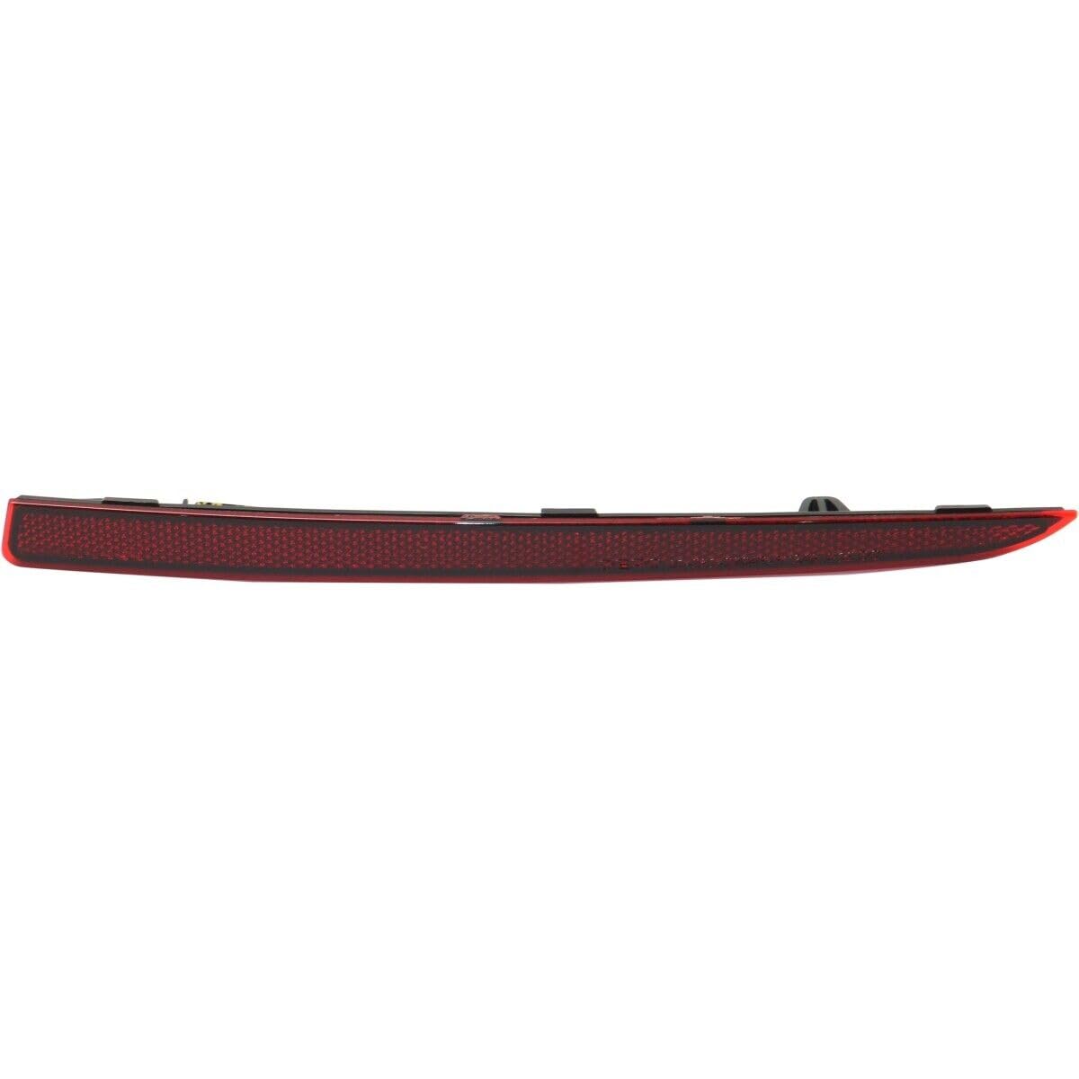 DAT AUTO PARTS Rear Right Passenger Side Bumper Cover Marker Light Reflector Lamp Insert Replacement For 2013-2020 Lincoln MKZ Red Plastic Lens FO1...