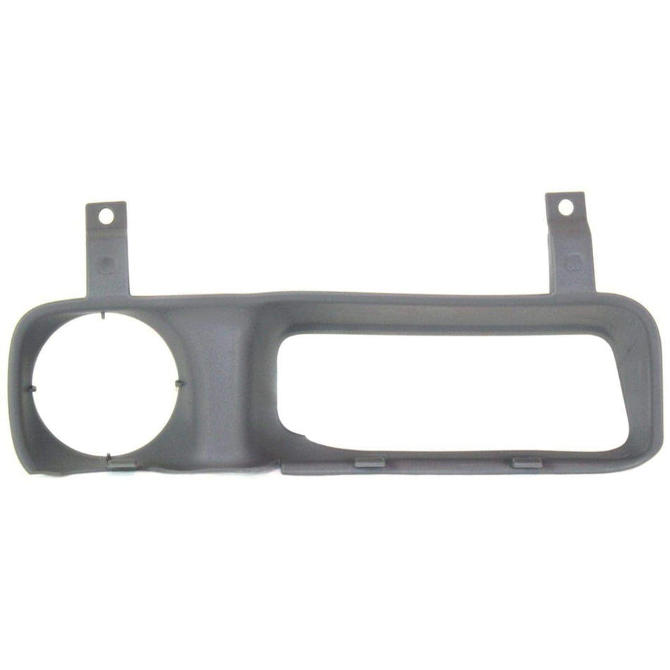 DAT AUTO PARTS Front Left Driver Side Bumper Grill Cover Insert Replacement For 1994 - 2002 Dodge Sight Shield With Fog Hole Ram Gray Grille Textur...