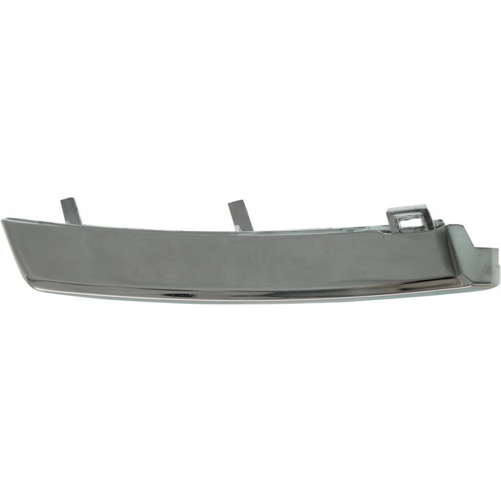 DAT AUTO PARTS Front Right Passenger Side Upper Grille Molding Bracket Replacement For 2007 - 2009 Honda CR-V EX EX-L Chrome Smooth HO1213110 71124...