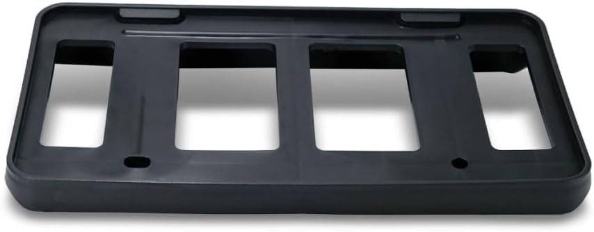 DAT AUTO PARTS Front Bumper License Plate Frame Tag Mounting Bracket Holder Cover Replacement For 2014-2021 Toyota Tundra Black Textured Made of Pl...