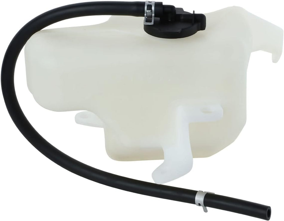DAT AUTO PARTS Coolant Recovery Tank Radiator Overflow Bottle Reservoir with Cap Replacement for 2009-2014 Toyota Corolla Matrix White Textured Pla...