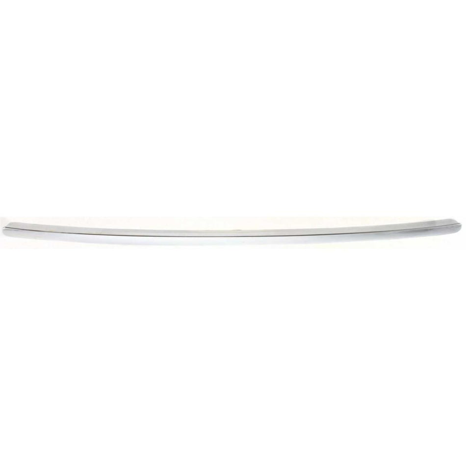 DAT AUTO PARTS Front Hood Trim Molding Bumper Cover Bracket Grille Insert Replacement for 2004-2006 Hyundai Elantra Chrome Smooth Plastic HY1200138...