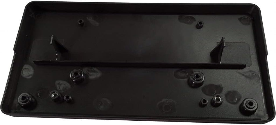 DAT AUTO PARTS Front Bumper License Plate Bracket Frame Cover Tag Holder Replacement for 2016-2019 BMW X1 Without M Package Black Textured Made of ...