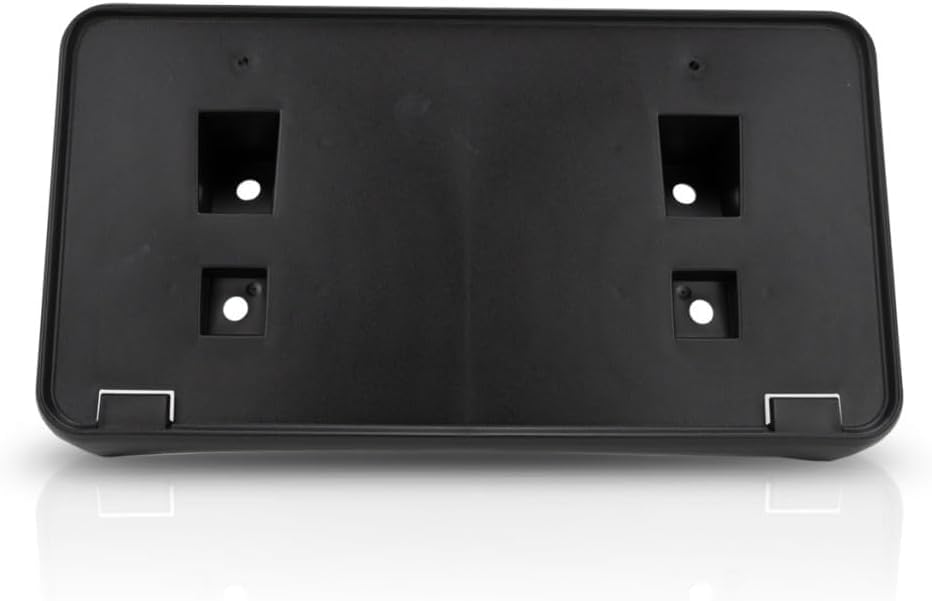 DAT AUTO PARTS Front Bumper License Plate Frame Tag Mounting Bracket Holder Replacement for 2003-2009 Dodge Ram 1500 2500 3500 Black Textured Madeo...