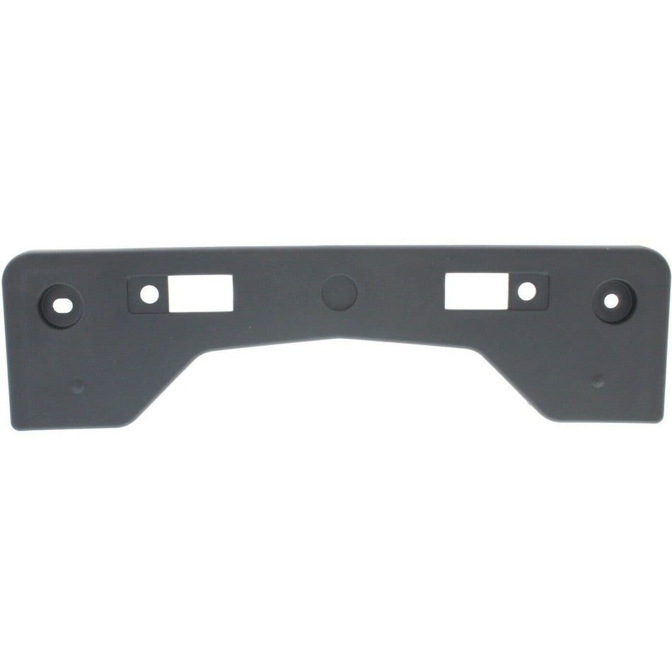 DAT AUTO PARTS Front Bumper License Plate Frame Tag Mounting Bracket Holder Cover Replacement for 2013 - 2015 Toyota RAV4 Black Textured Plastic TO...