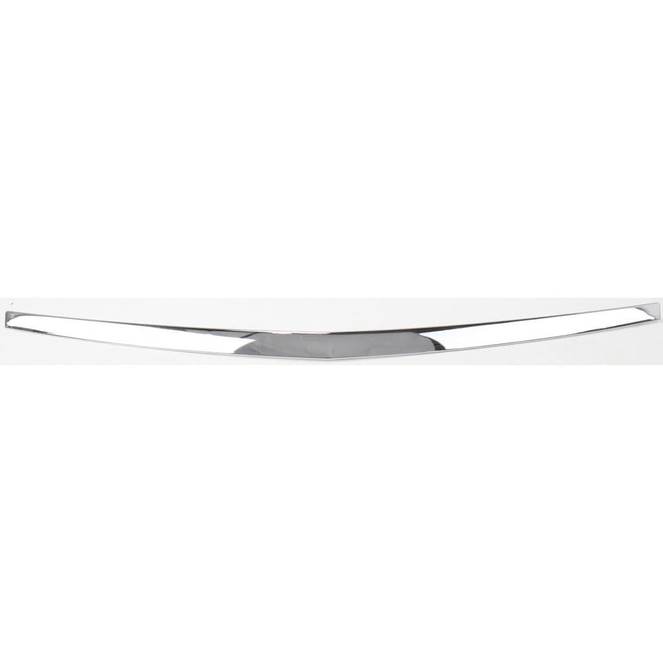 DAT AUTO PARTS Front Hood Trim Molding Bumper Cover Bracket Insert Replacement For 2006 - 2011 Cadillac DTS Chrome Smooth GM1235104 25767376