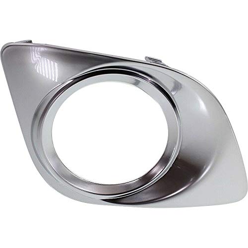 DAT AUTO PARTS Right Front Passenger Side Fog Light Bezel Replacement for 09-12 Toyota Venza Chrome TO1039133 521270T010