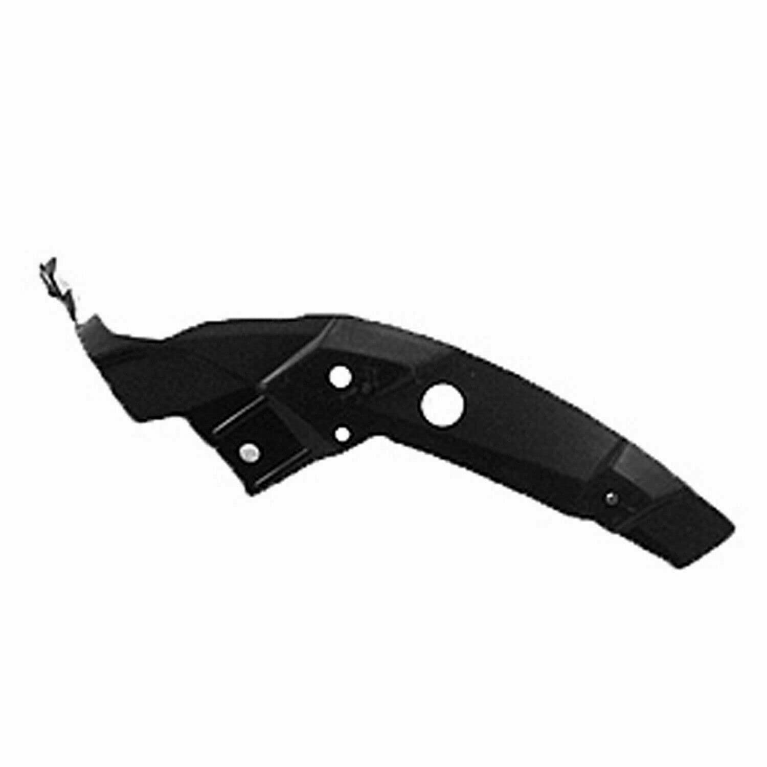 DAT AUTO PARTS Front Right Passenger Side Bumper Cover Seal Bracket Replacement for 2009-2012 Toyota Rav4 Base and Sport Models Black Textured Plas...