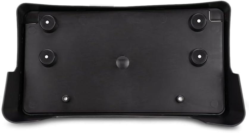 DAT AUTO PARTS Front Bumper Cover License Plate Frame Tag Mounting Bracket Holder Replacement for 2013-2017 Buick Enclave Black Textured Plastic GM...