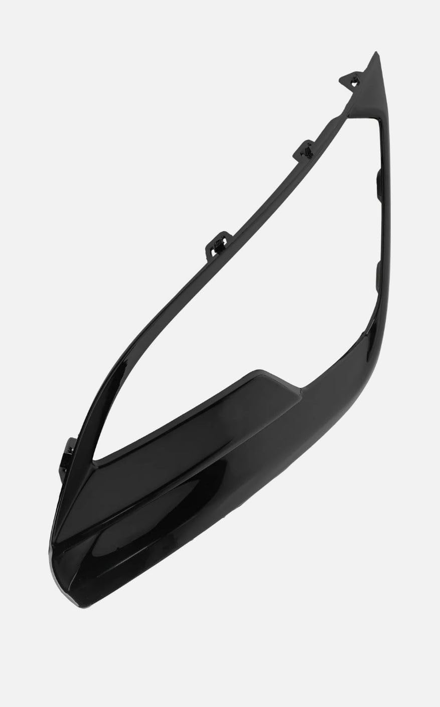 DAT AUTO PARTS Front Right Passenger Side Fog Light Bezel Cover Trim Molding Bumper Insert Replacement For 2018-2022 Ford EcoSport Primed Black Smo...