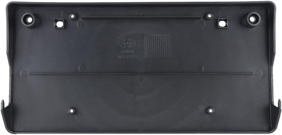 DAT AUTO PARTS Front Bumper License Plate Bracket Frame Cover Tag Holder Replacement for 2013 2014 2015 BMW X1 Without M Package Black Textured Mad...