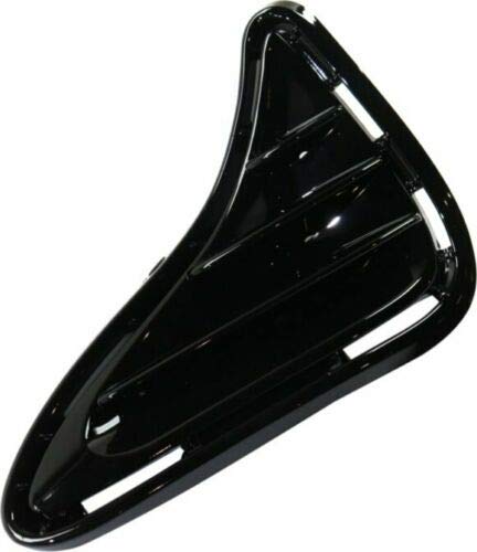 DAT AUTO PARTS Left Front Driver Side Fog Light Cover Replacement for 17-19 Toyota Corolla Black Textured TO1038201 8148202400