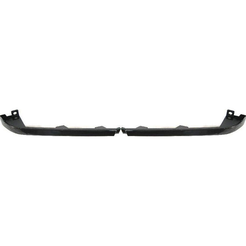 DAT AUTO PARTS BLACK FRONT BUMPER FILLER SET OF TWO REPLACEMENT FOR 99-01 NISSAN PATHFINDER NI1088105 NI1089105 LEFT DRIVER AND RIGHT PASSENGER SID...
