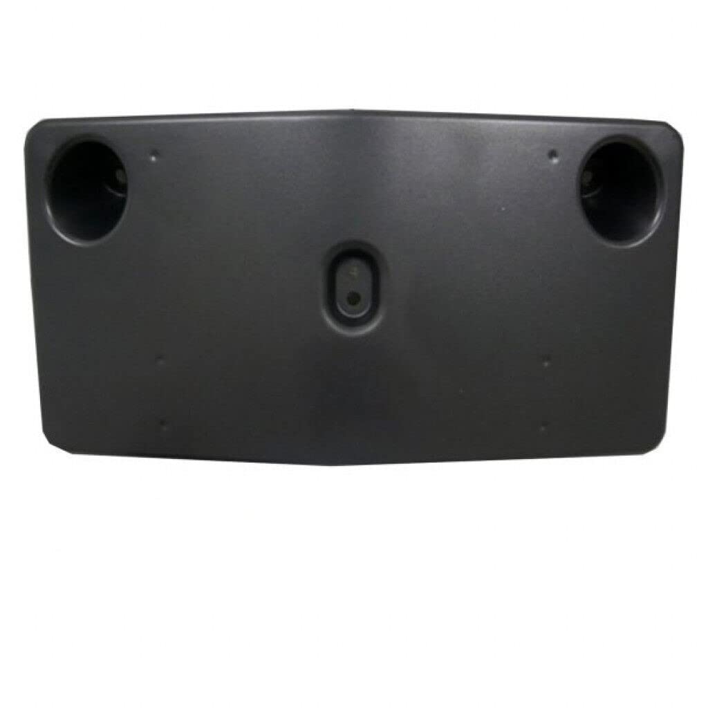 DAT AUTO PARTS Front License Plate Bracket Frame Cover Tag Holder Replacement for 2018 - 2020 Mercedes-Benz E63 AMG S Sedan/Wagon Black Textured Pl...