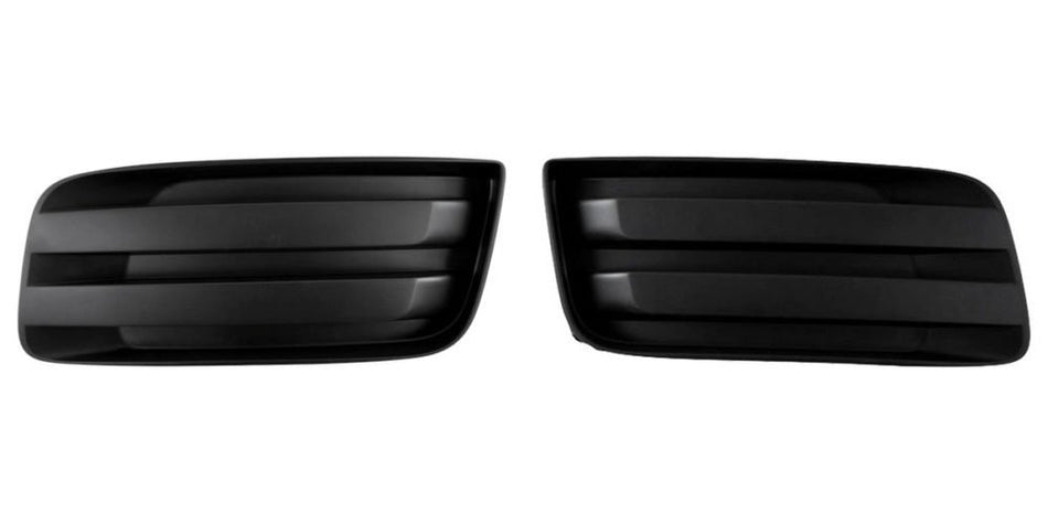 DAT AUTO PARTS Front Left Driver & Right Passenger Side Bumper Fog Light Cover Grille Trim Set of 2 Replacement for 2007-2009 Mazda CX7 Black Textu...