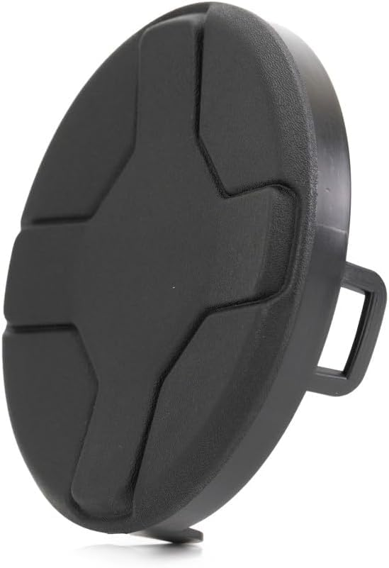 DAT AUTO PARTS Front Right Passenger Side Fog Light Hole Cover Round Lamp Trim Bumper Insert Replacement For 2019-2023 Jeep Renegade Black Textured...