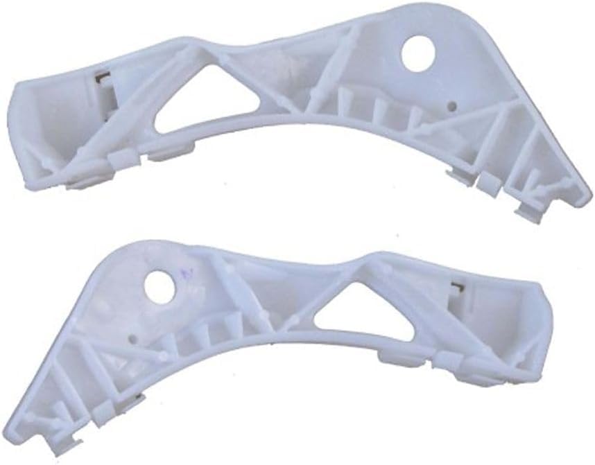 DAT AUTO PARTS Front Left Driver, Right Passenger Side Bumper Cover Bracket Insert Retainer Pair Set Of 2 Replacement For 2003 - 2008 Mazda 6 White...
