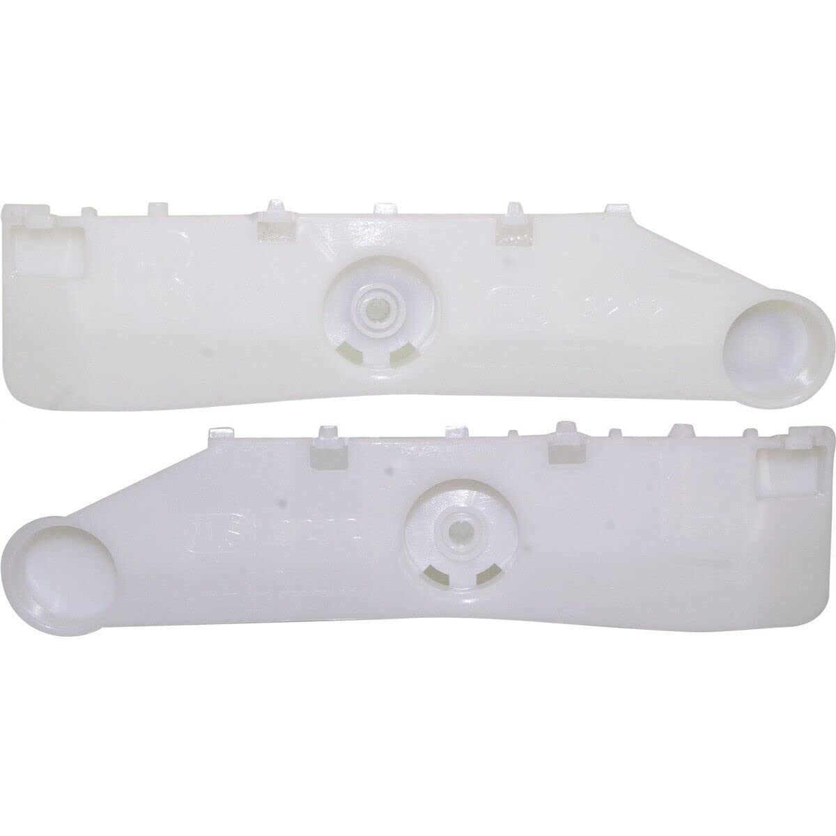 DAT AUTO PARTS Rear Left Driver & Right Passenger Side Inner Bumper Cover Trim Bracket Pair Replacement For 2012 - 2019 Nissan Versa Sedan White Sm...