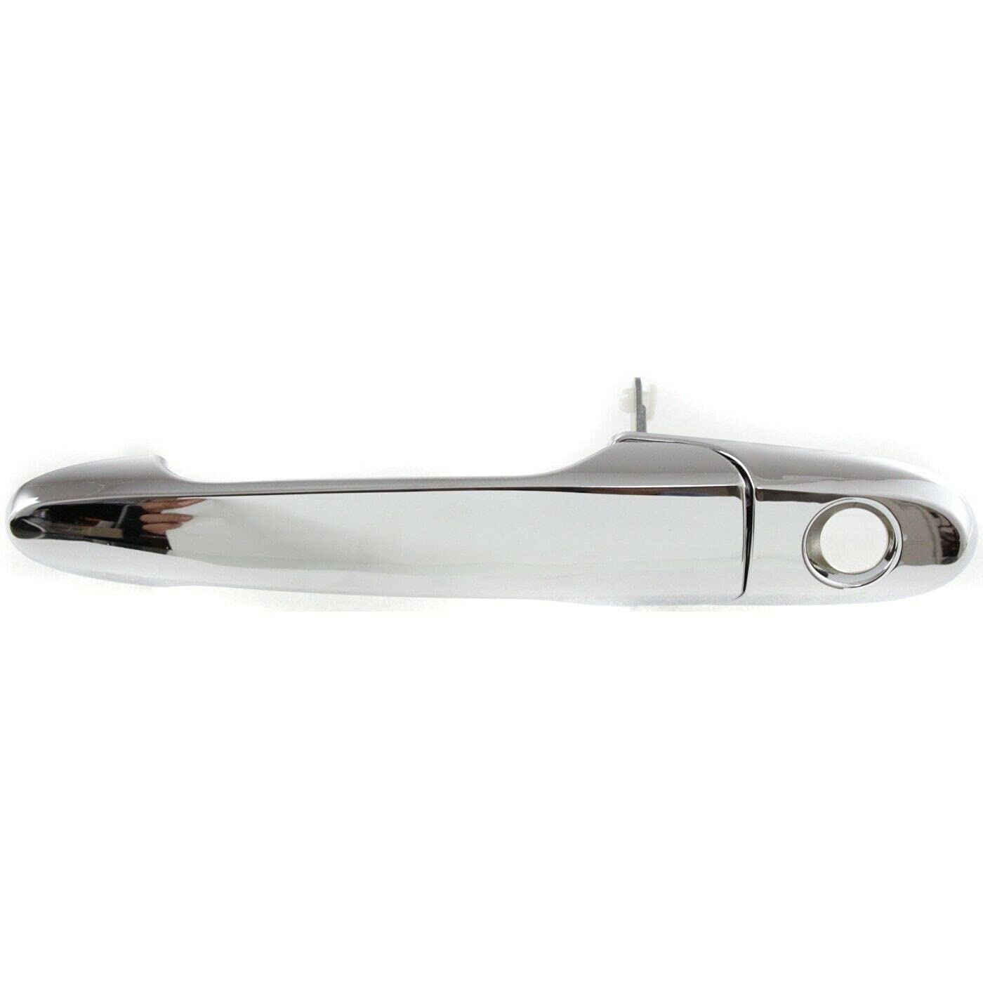 DAT AUTO PARTS Outside Front Left Driver Side Exterior Door Handle Replacement for 2006-2013 Chevrolet Impala Chrome Smooth GM1310165 15773795