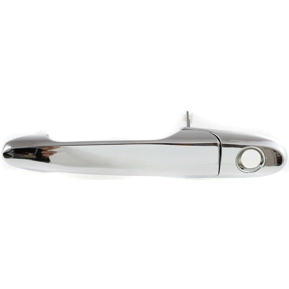 DAT AUTO PARTS Outside Front Left Driver Side Exterior Door Handle Replacement for 2006-2013 Chevrolet Impala Chrome Smooth GM1310165 15773795