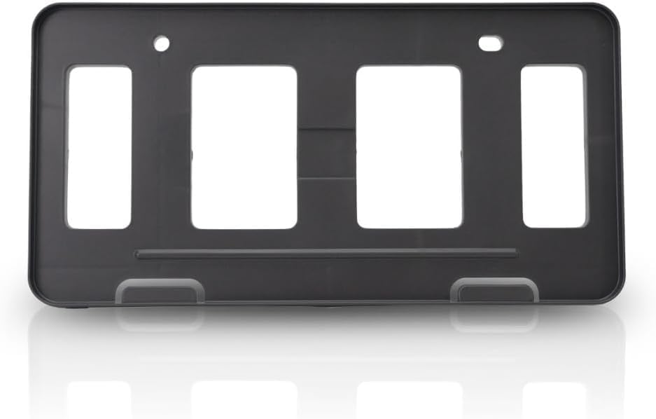 DAT AUTO PARTS Front Bumper License Plate Frame Tag Mounting Bracket Holder Replacement For 2011-2013 Toyota Highlander Except Hybrid Black Texture...