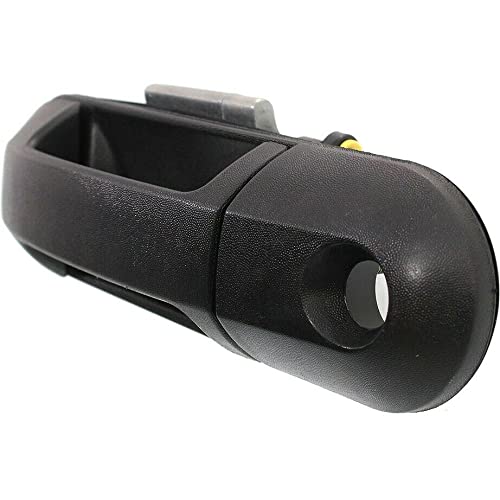 Front Driver Side Exterior Door Handle Fits 2002-2010 Ford Explorer Mercury Mountaineer Lincoln Aviator Black Textured FO1310139 6L2Z7822405AA