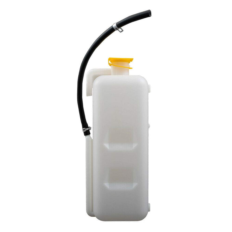 DAT AUTO PARTS Engine Coolant Recovery Bottle Overflow Reservoir Tank With Cap Replacement for 1997-2006 Jeep Wrangler TJ White Textured Plastic CH...