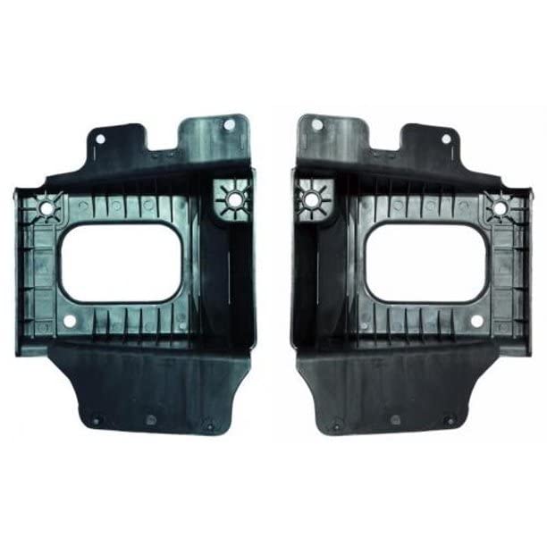 DAT AUTO PARTS Front Left Driver & Right Passenger Side Fog Light Lamp Mounting Bracket Set Of 2 Replacement For 2004-2006 Ford F150 Lightduty Blac...