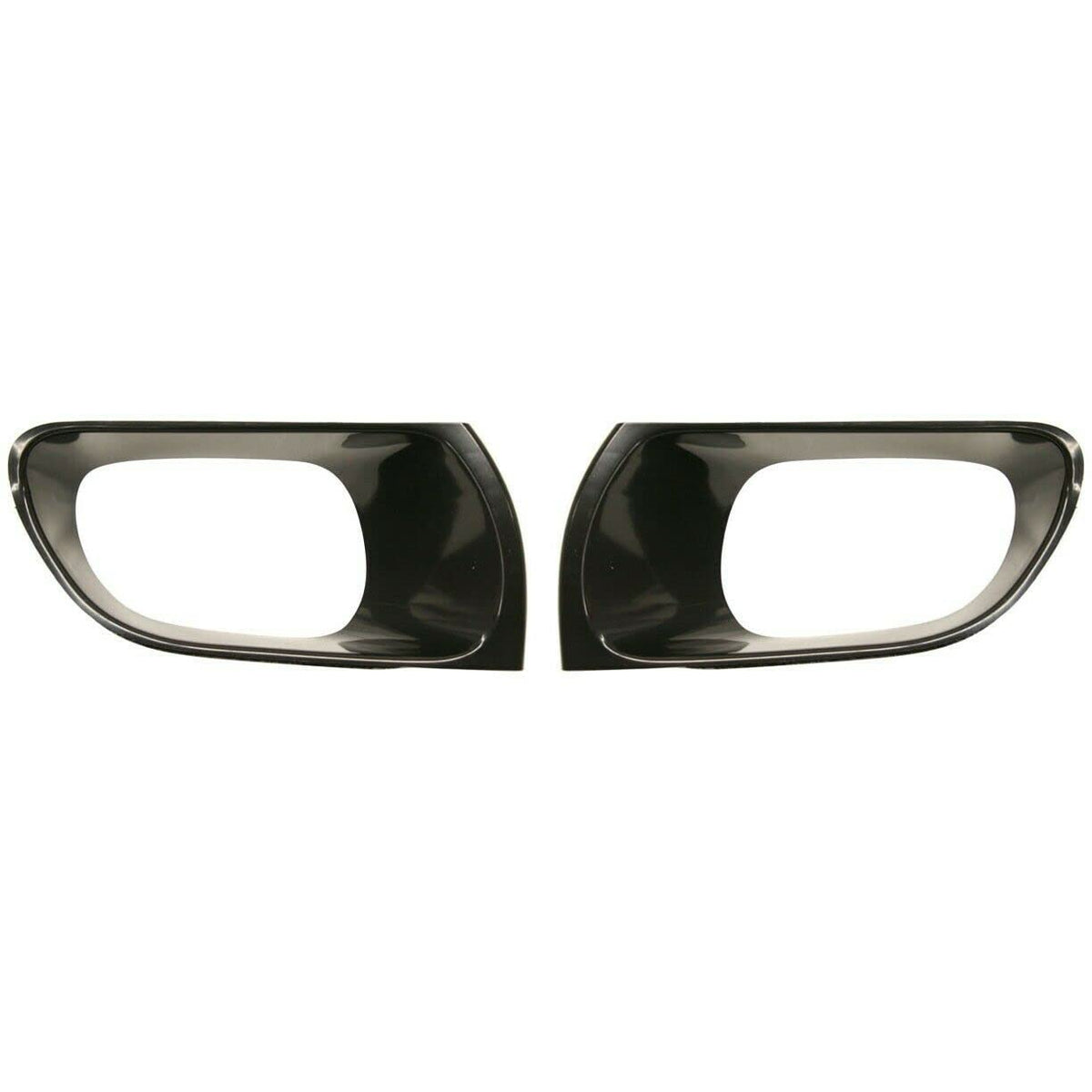 DAT AUTO PARTS Front Right Passenger & Left Driver Side Bumper Fog Light Bezel Cover Grille Set of 2 Replacement for 2005-2007 Toyota Avalon Black ...