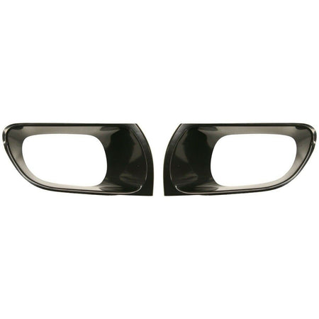 DAT AUTO PARTS Front Right Passenger & Left Driver Side Bumper Fog Light Bezel Cover Grille Set of 2 Replacement for 2005-2007 Toyota Avalon Black ...