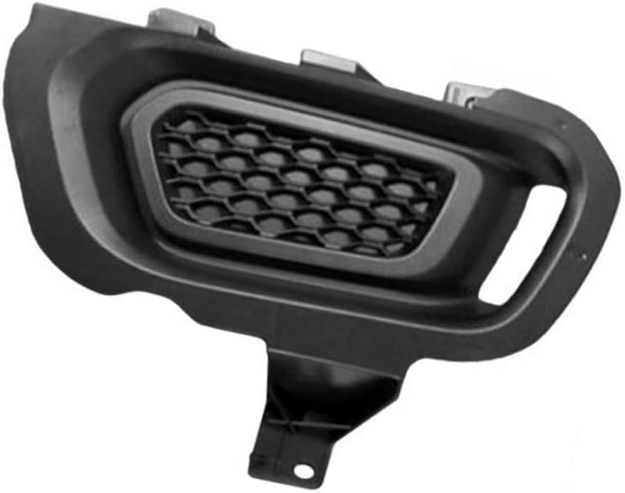 DAT AUTO PARTS Front Left Driver Side Fog Light Hole Cover Grille Trim Molding Bumper Insert Replacement For 2019-2023 Ford Ranger Pickup Truck Bla...