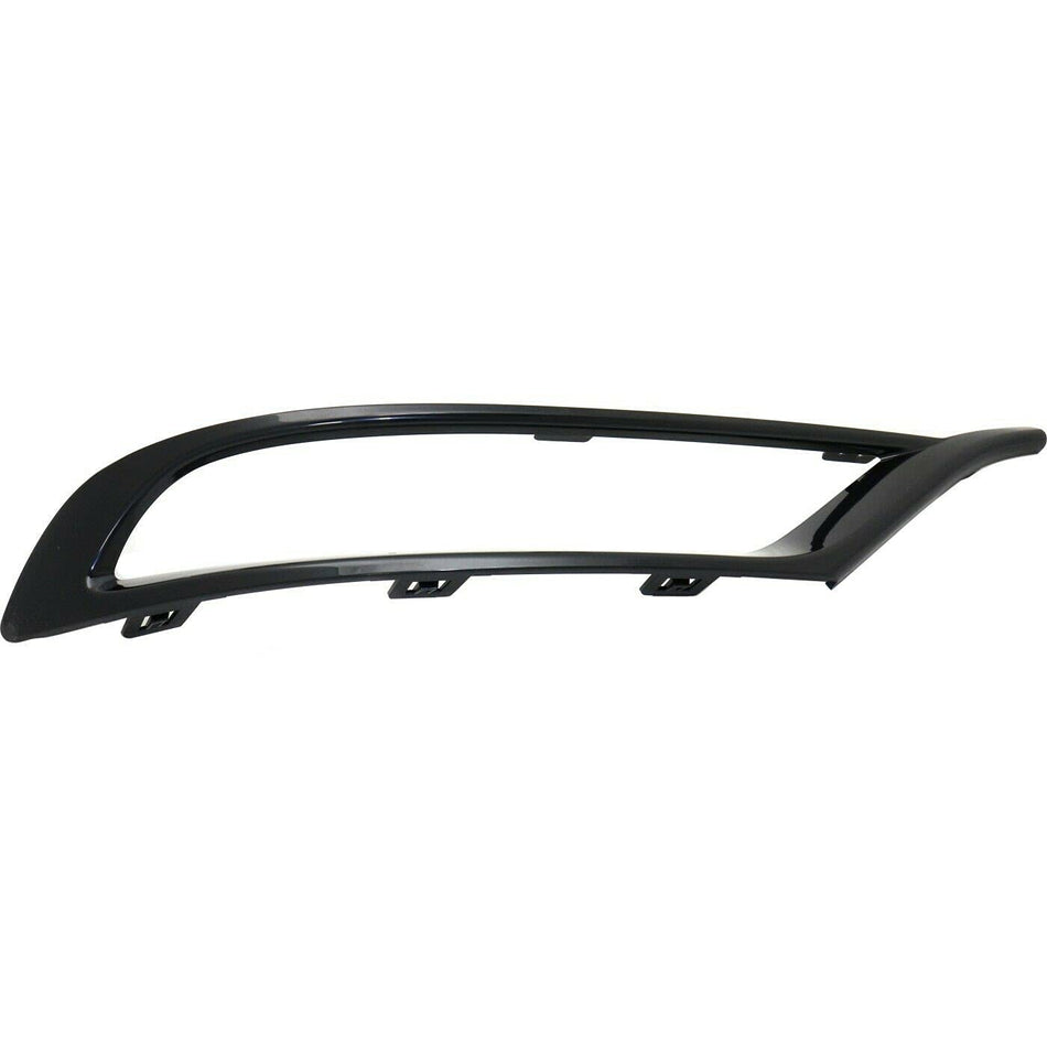 DAT AUTO PARTS Front Right Passenger Side Fog Light Cover Trim Bezel Molding Insert Replacement For 2015-2023 Chrysler 300 Smoke Chrome Finish Text...