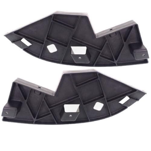 DAT AUTO PARTS Front Right Passenger & Left Driver Side Outer Bumper Filler Bracket Set Pair Replacement For 2007 - 2014 Chevrolet Tahoe Black Smoo...
