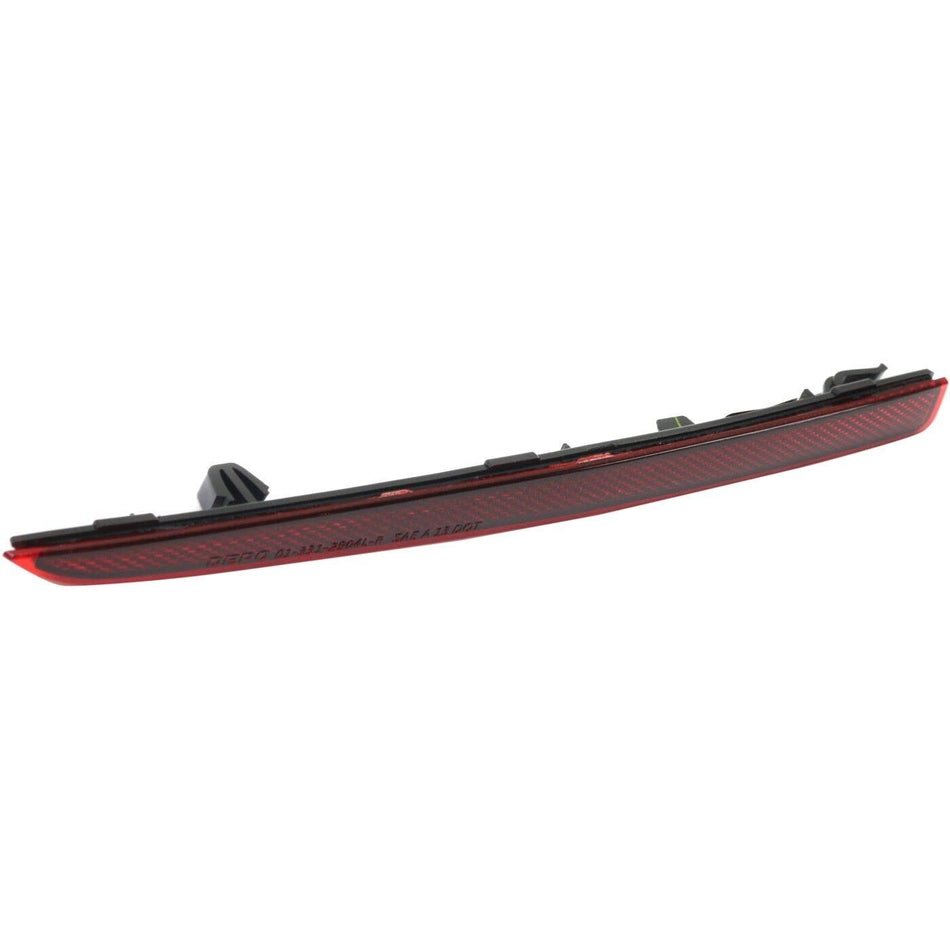 Rear Driver Side Bumper Reflector Fits 2013-2020 Lincoln MKZ 2013-2020 MKZ Red Lens FO1184115