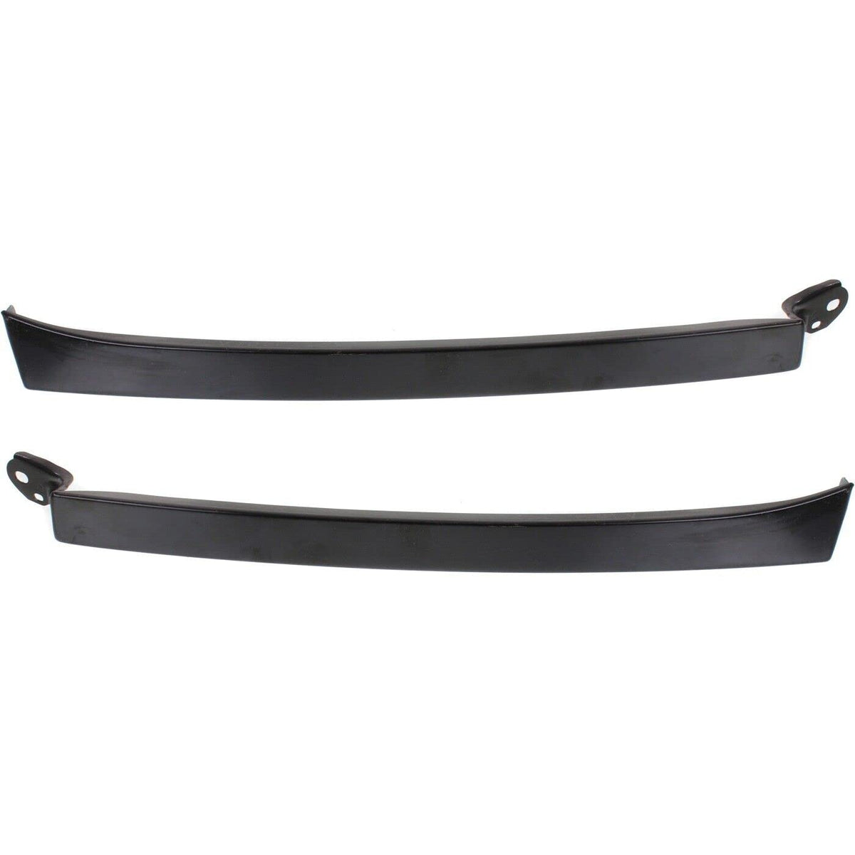 DAT AUTO PARTS Front Left Driver & Right Passenger Side Upper Bumper Filler Bracket Set Of 2 Replacement For Toyota 4Runner Black Smooth Steel TO12...