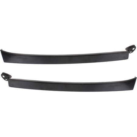 DAT AUTO PARTS Front Left Driver & Right Passenger Side Upper Bumper Filler Bracket Set Of 2 Replacement For Toyota 4Runner Black Smooth Steel TO12...