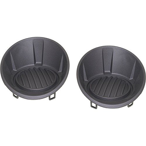 DAT AUTO PARTS Front Left Driver & Right Passenger Set of 2 Bumper Insert Fog Light Hole Cover Molding Trim Replacement for 2010-2013 Chevrolet Cam...