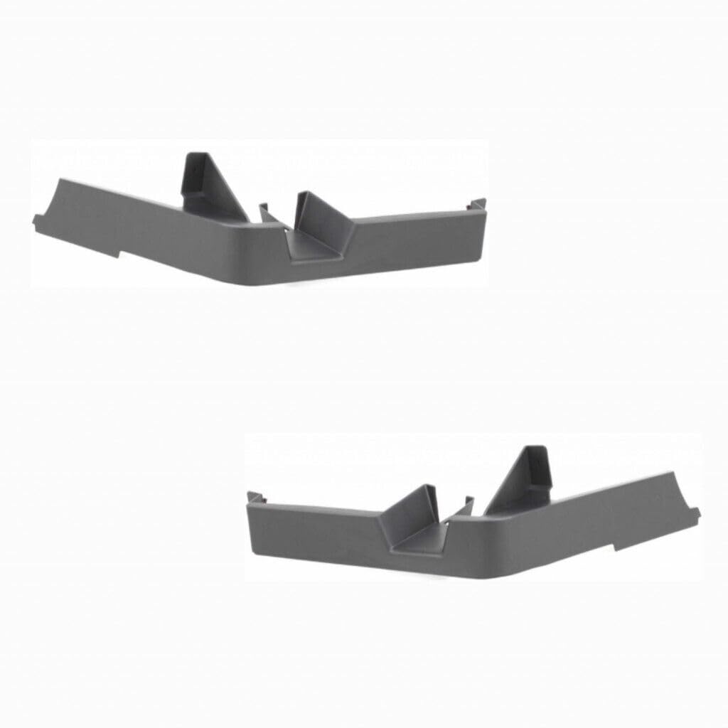 Front Left Driver and Right Passenger Set Bumper Cover Filler Bracket Pair Replacement For 2002-2006 Chevrolet Avalanche 2003-2007 Chevy Silverado ...