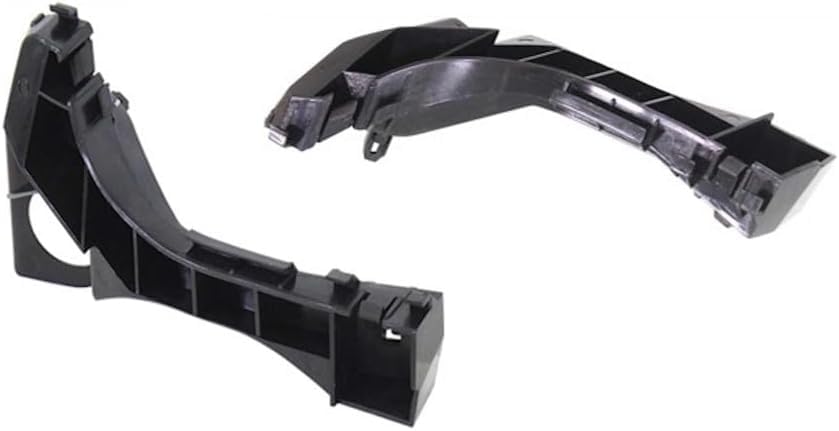 Front Left Driver & Right Passenger Side Set Of 2 Bumper Cover Support Bracket Mounting Reinforcement Retainer Pair Replacement For 2003-2008 Toyot...