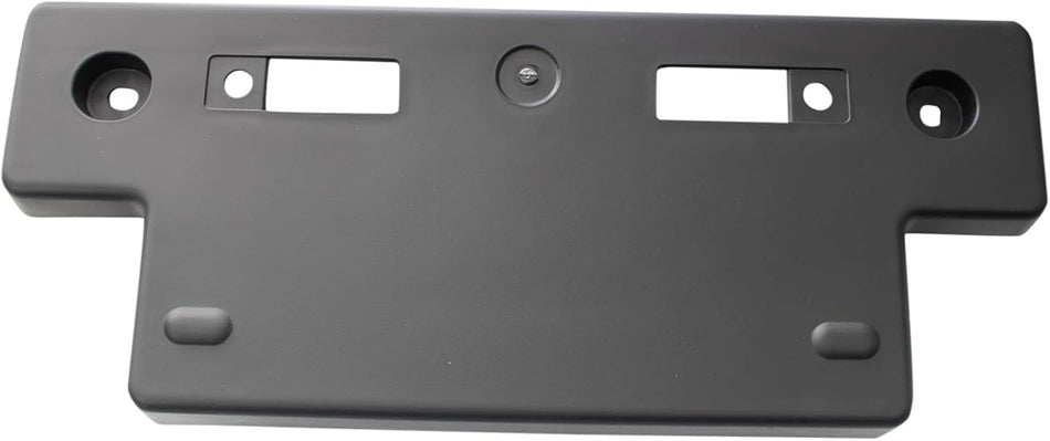 DAT AUTO PARTS Front License Plate Bracket Frame Cover Tag Holder Replacement for 2013 - 2015 Lexus LX570 Black Smooth Plastic LX1068140 5211460150
