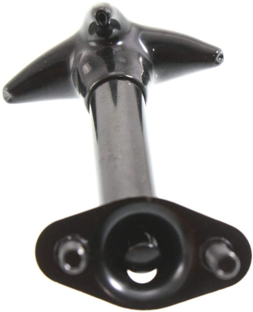 DAT AUTO PARTS Left Driver Hood Latch Bracket Catch Lock Replacement for 1987-1995 Jeep WRANGLER/SAHARA Black Smooth Metal CH1234103 / 55009428 / J...