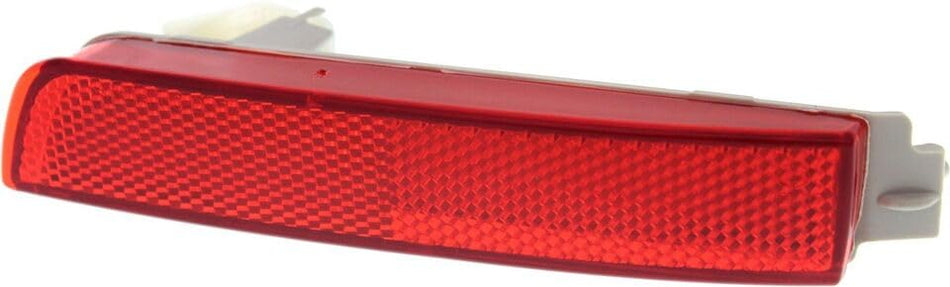 Rear Passenger Side Bumper Reflector Fits 2018-2023 Nissan Kicks 2009-2013 Murano 2011-2017 Juke 2011-2017 Quest Red Lens NI1185100 265605C000