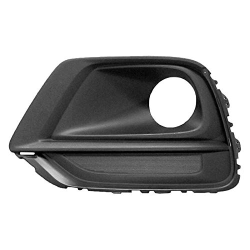 DAT AUTO PARTS Front Left Driver Side Fog Light Hole Bezel Cover Lamp Molding Bumper Insert Replacement For 2017-2022 Chevrolet Chevy Trax Black Te...