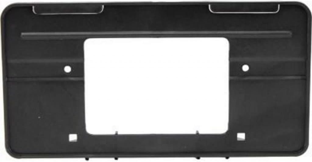 DAT AUTO PARTS Front Bumper License Plate Frame Tag Mounting Bracket Holder Replacement for 1984-2001 Jeep Cherokee Grand Wagoneer, Comanche Black ...