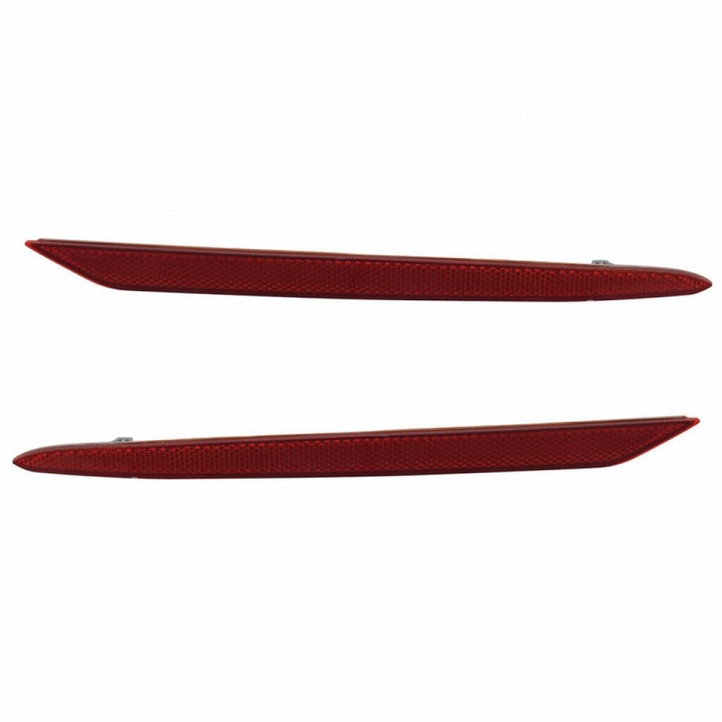 Rear Right Passenger & Left Driver Side Pair Bumper Cover Marker Light Reflector Lamp Insert Set Of 2 Replacement For 2019-2020 Ford Fusion/Police ...